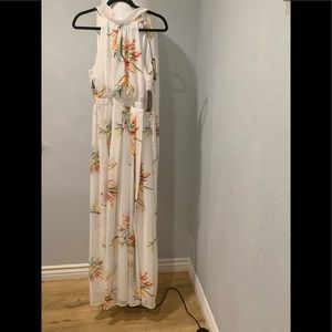 NWT floral long dress. Eva Mendes for NYCo. Medium
